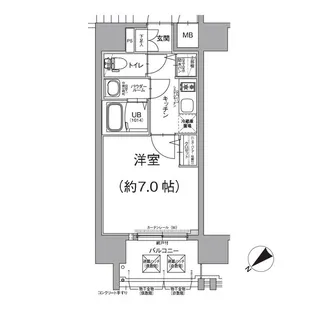 愛知県名古屋市千種区千種3丁目【マンション】の間取り