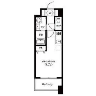 愛知県名古屋市西区新道2丁目【マンション】の間取り
