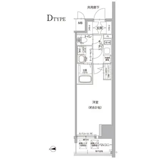 愛知県名古屋市中区金山2丁目【マンション】の間取り