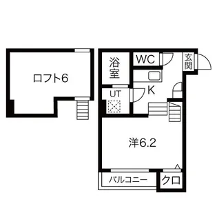愛知県名古屋市中村区中村町9丁目【アパート】の間取り