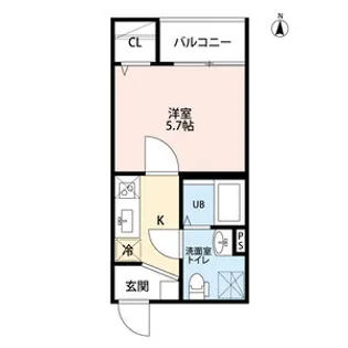 愛知県名古屋市中村区向島町1丁目【アパート】の間取り