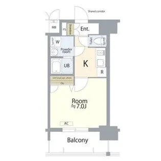 愛知県名古屋市中区大須1丁目【マンション】の間取り