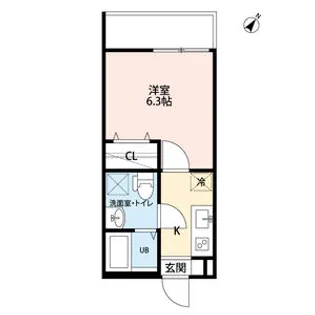 愛知県名古屋市中村区塩池町1丁目【アパート】の間取り
