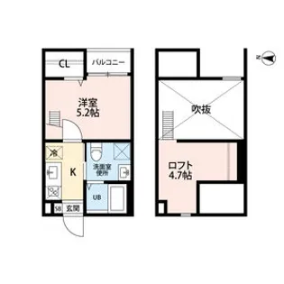 愛知県名古屋市中村区日ノ宮町3丁目【アパート】の間取り