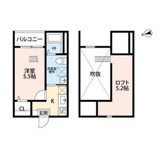愛知県名古屋市中村区鈍池町1丁目【アパート】の間取り