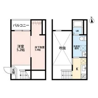 愛知県名古屋市中村区岩塚町字林高寺東【アパート】の間取り