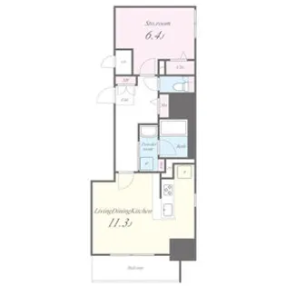 愛知県名古屋市中区錦2丁目【マンション】の間取り