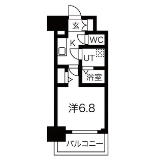 愛知県名古屋市中区錦3丁目【マンション】の間取り