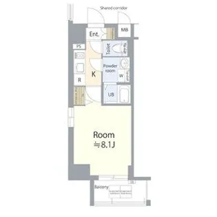 愛知県名古屋市中区橘1丁目【マンション】の間取り