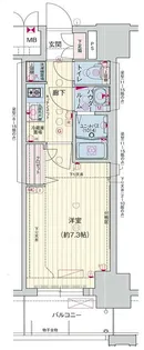 愛知県名古屋市中区新栄1丁目【マンション】の間取り