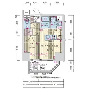 愛知県名古屋市西区幅下2丁目【マンション】の間取り