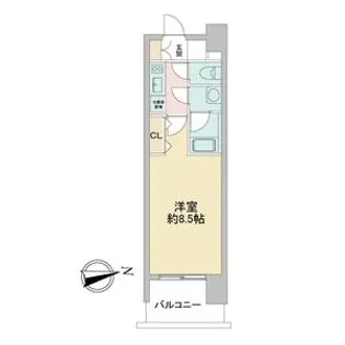 愛知県名古屋市中区新栄2丁目【マンション】の間取り