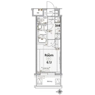 愛知県名古屋市熱田区沢下町【マンション】の間取り