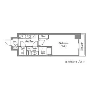 CAVANA九条烏丸【2階】の間取り