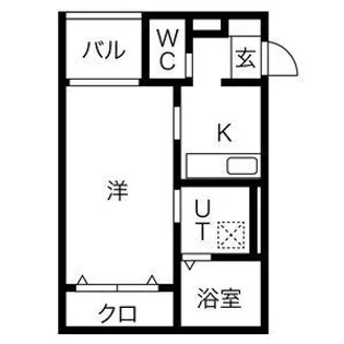 愛知県名古屋市西区則武新町1丁目【アパート】の間取り