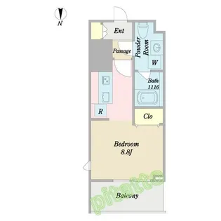 愛知県名古屋市中区上前津2丁目【マンション】の間取り