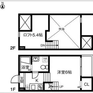 愛知県名古屋市中村区森田町2丁目【アパート】の間取り