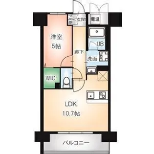 愛知県名古屋市中村区名駅南1丁目【マンション】の間取り