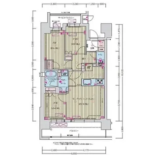 愛知県名古屋市中村区名駅南3丁目【マンション】の間取り