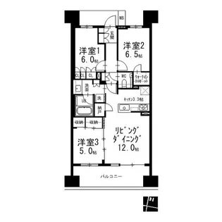 愛知県名古屋市東区泉1丁目【マンション】の間取り