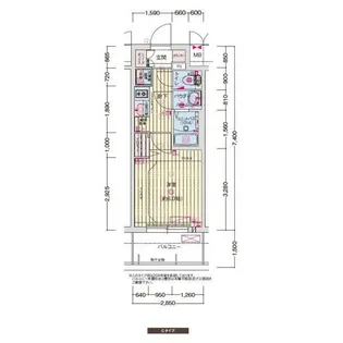 愛知県名古屋市中区平和1丁目【マンション】の間取り