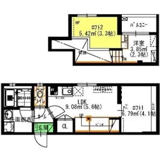 愛知県名古屋市中村区栄生町【アパート】の間取り