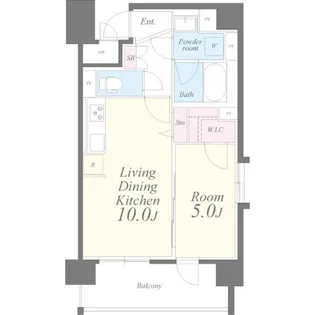 愛知県名古屋市中区丸の内1丁目【マンション】の間取り