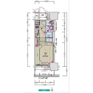 愛知県名古屋市中区新栄2丁目【マンション】の間取り