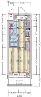 愛知県名古屋市瑞穂区瑞穂通1丁目【マンション】の間取り