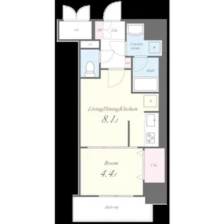 愛知県名古屋市西区幅下2丁目【マンション】の間取り