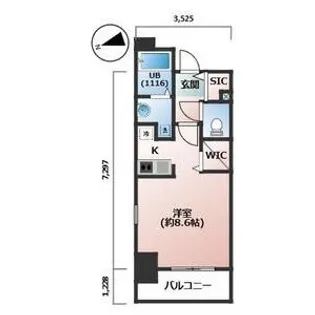 愛知県名古屋市中区千代田2丁目【マンション】の間取り