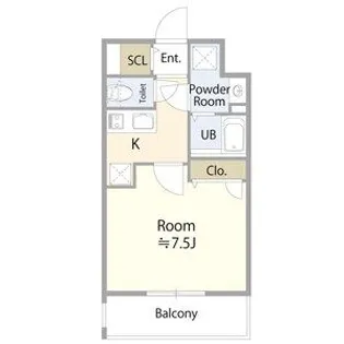 愛知県名古屋市中区大須1丁目【マンション】の間取り