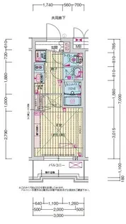 愛知県名古屋市中川区高畑1丁目【マンション】の間取り