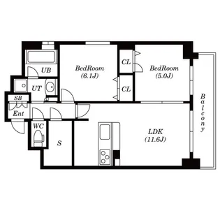 愛知県名古屋市中区丸の内3丁目【マンション】の間取り
