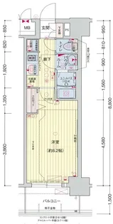 愛知県名古屋市中区富士見町【マンション】の間取り