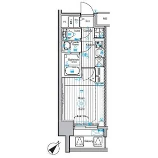 メイクスアート大曽根【8階】の間取り