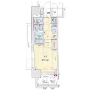 愛知県名古屋市中区正木2丁目【マンション】の間取り
