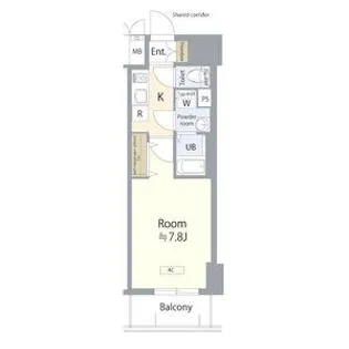 愛知県名古屋市中区平和1丁目【マンション】の間取り