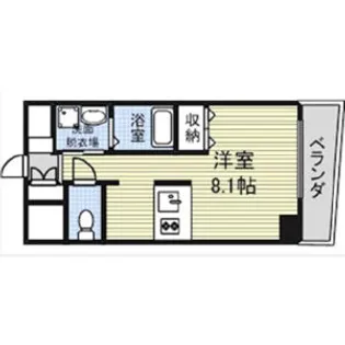 愛知県名古屋市中区上前津1丁目【マンション】の間取り