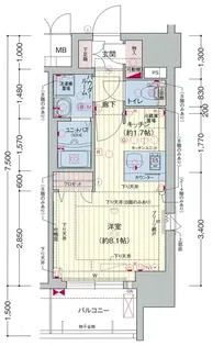 愛知県名古屋市中区錦3丁目【マンション】の間取り