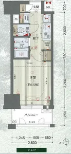 愛知県名古屋市中区千代田2丁目【マンション】の間取り
