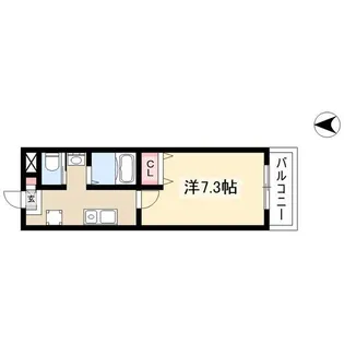 愛知県名古屋市西区東岸町2丁目【マンション】の間取り