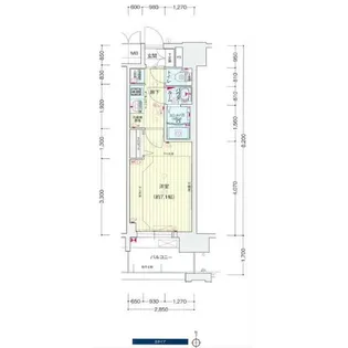 愛知県名古屋市中区栄5丁目【マンション】の間取り