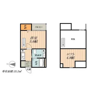 愛知県名古屋市西区万代町2丁目【アパート】の間取り