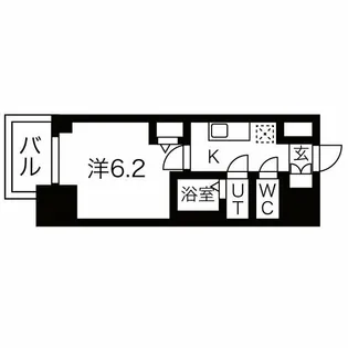 愛知県名古屋市西区押切2丁目【マンション】の間取り