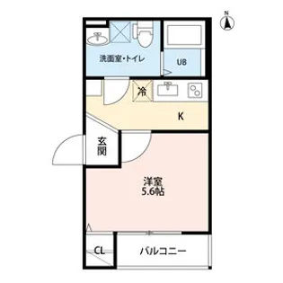 愛知県名古屋市中村区中村町2丁目【アパート】の間取り