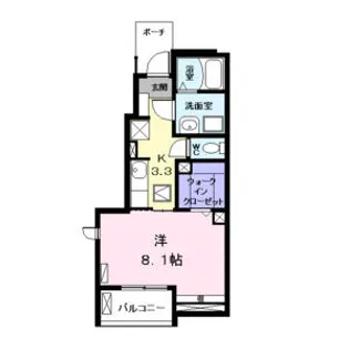 愛知県名古屋市中村区烏森町7丁目【アパート】の間取り