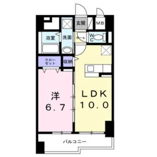 愛知県名古屋市中川区福住町【マンション】の間取り
