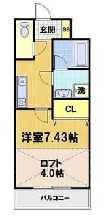 ワイアール東山【2階】の間取り