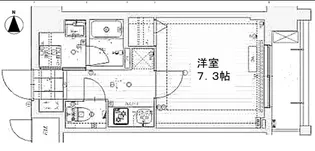 ベラジオ雅び烏丸十条2【8階】の間取り